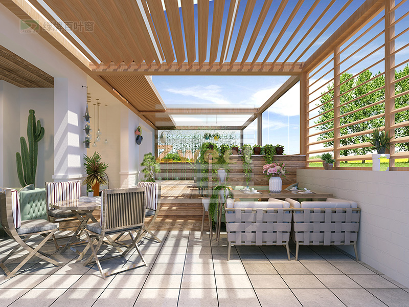 木紋百葉陽(yáng)光房